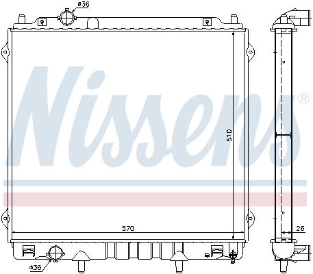 Nissens Radiateur 67483