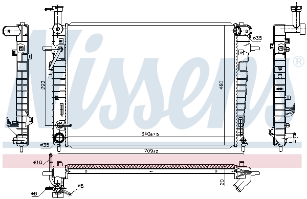 Nissens Radiateur 675005