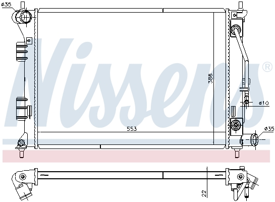 Nissens Radiateur 675014