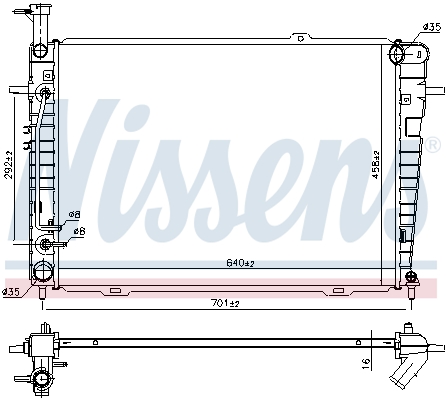 Nissens Radiateur 675015