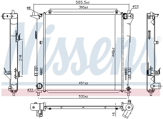 Nissens Radiateur 675016