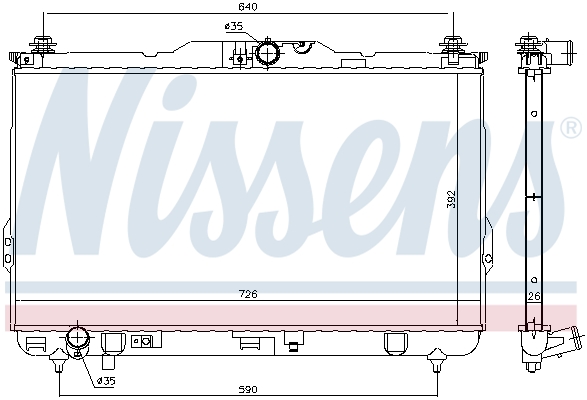 Nissens Radiateur 675017