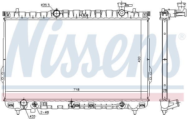 Nissens Radiateur 675027