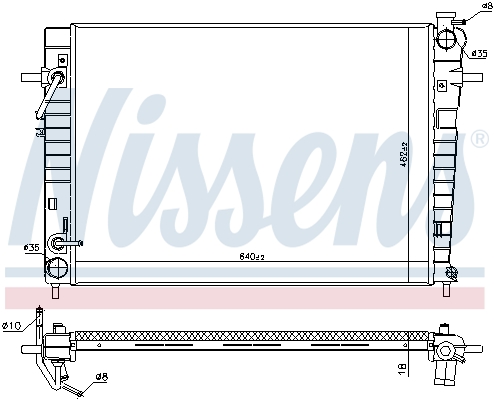 Nissens Radiateur 675034