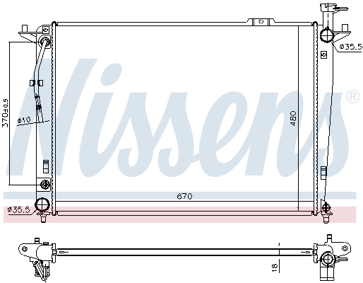 Nissens Radiateur 675035