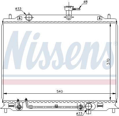 Nissens Radiateur 67504