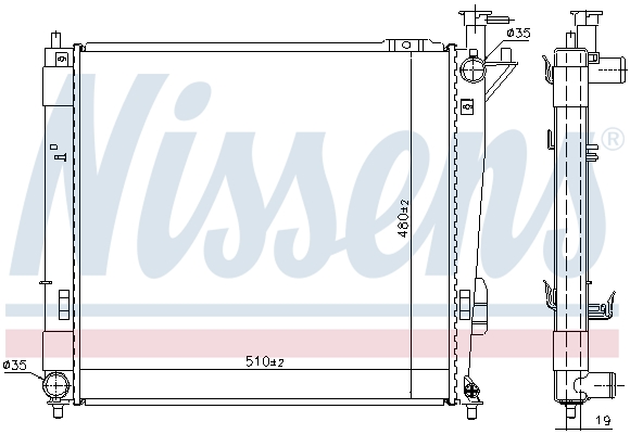 Nissens Radiateur 675043