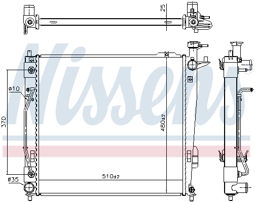 Nissens Radiateur 675046