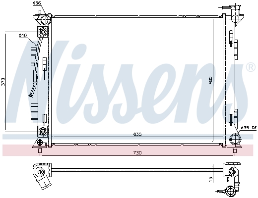 Nissens Radiateur 675053