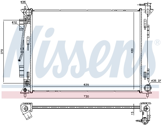 Nissens Radiateur 675055