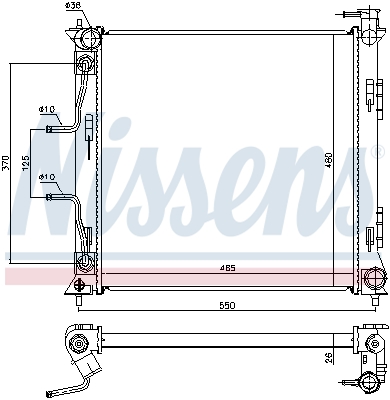 Nissens Radiateur 675057