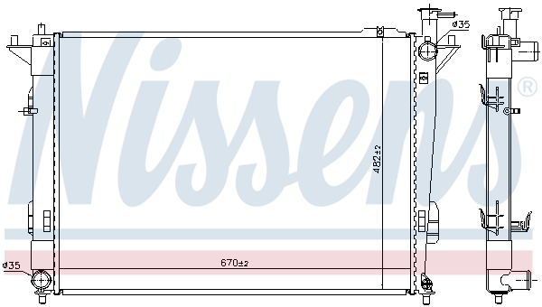 Nissens Radiateur 675068