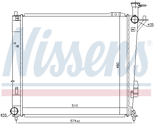 Nissens Radiateur 67518