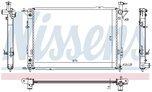 Nissens Radiateur 67521