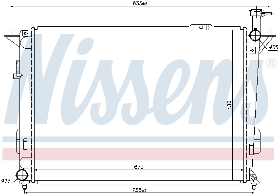 Nissens Radiateur 67522