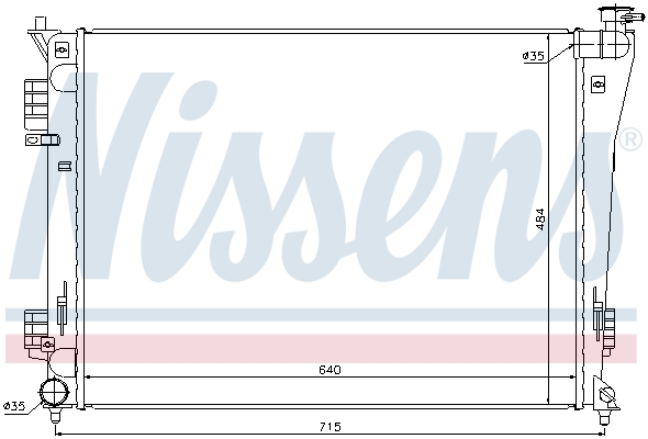 Nissens Radiateur 67550