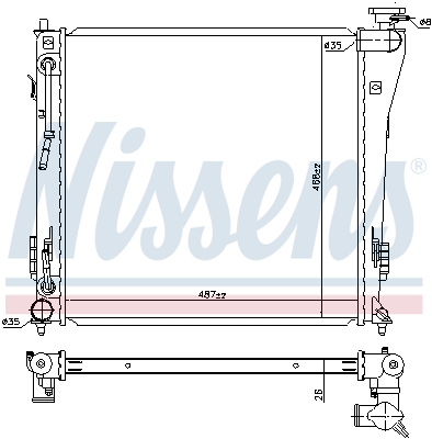 Nissens Radiateur 67552