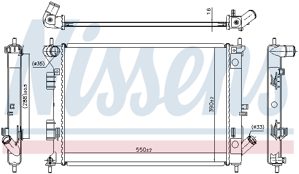 Nissens Radiateur 67555
