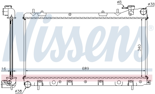 Nissens Radiateur 67704A