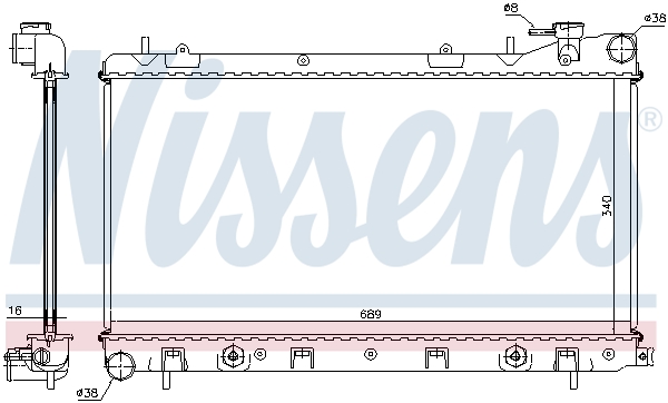 Nissens Radiateur 67705A