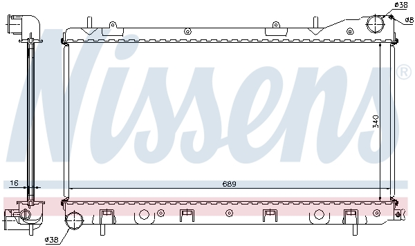 Nissens Radiateur 67706A