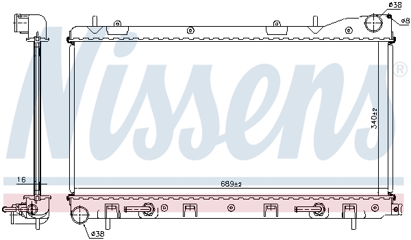 Nissens Radiateur 67707A