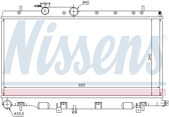 Nissens Radiateur 67708