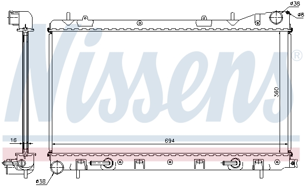 Nissens Radiateur 67712