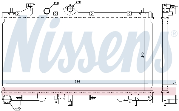 Nissens Radiateur 67721