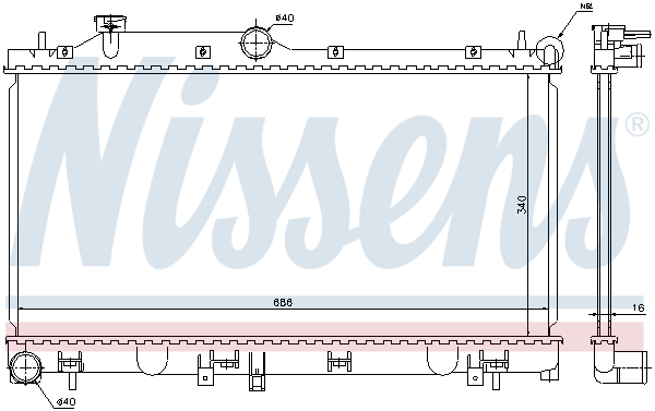 Nissens Radiateur 67723