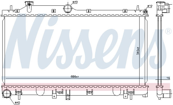 Nissens Radiateur 67724