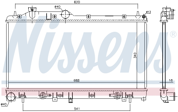 Nissens Radiateur 67725