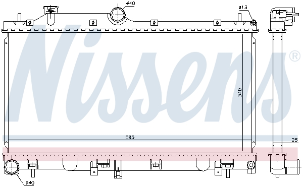 Nissens Radiateur 67736