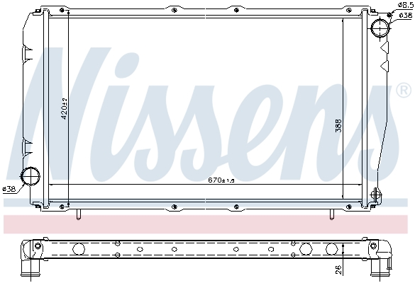 Nissens Radiateur 67740