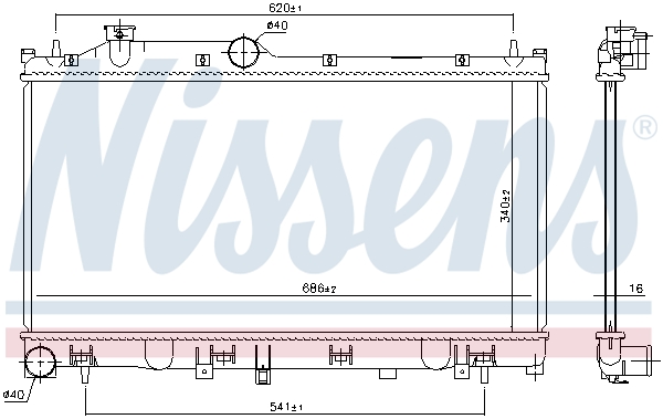 Nissens Radiateur 67744