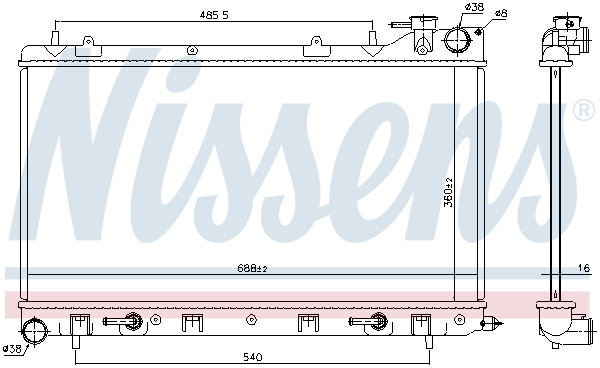 Nissens Radiateur 67747