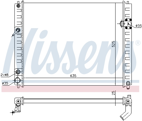 Nissens Radiateur 68091