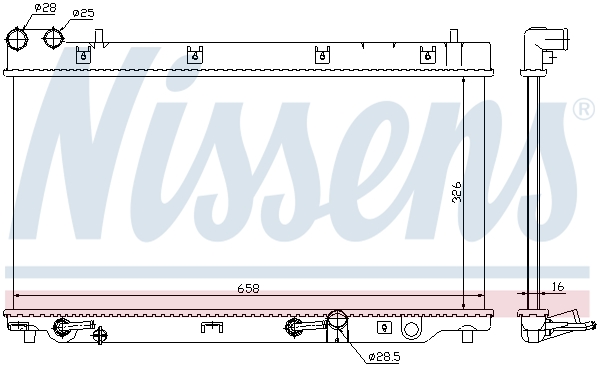 Nissens Radiateur 68098