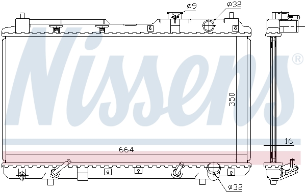 Nissens Radiateur 681021