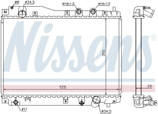 Nissens Radiateur 68109
