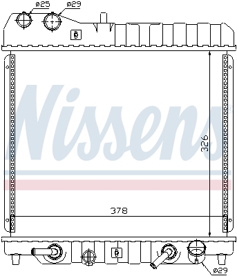 Nissens Radiateur 68111