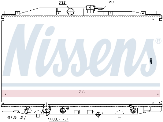 Nissens Radiateur 68112