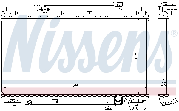 Nissens Radiateur 68114