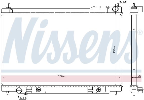 Nissens Radiateur 68118