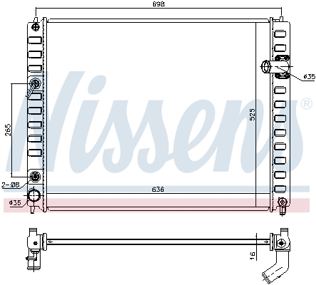 Nissens Radiateur 681208