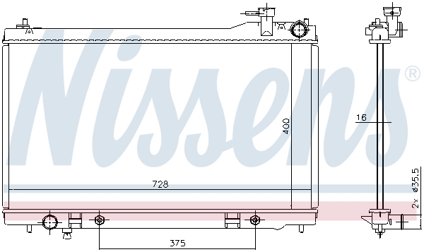 Nissens Radiateur 681212