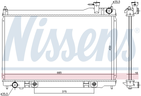 Nissens Radiateur 681213