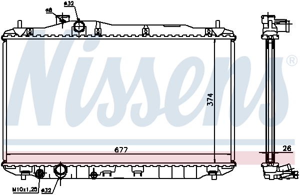 Nissens Radiateur 68134A
