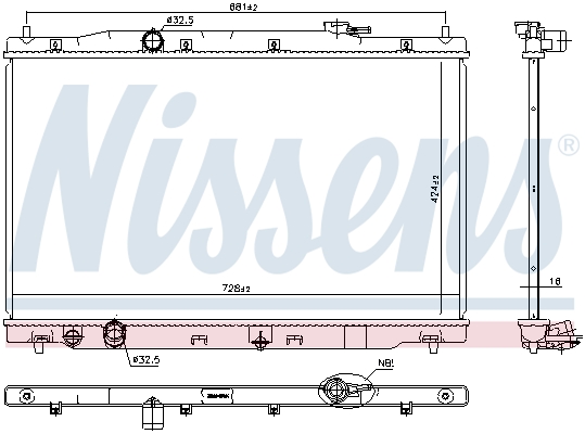 Nissens Radiateur 681378