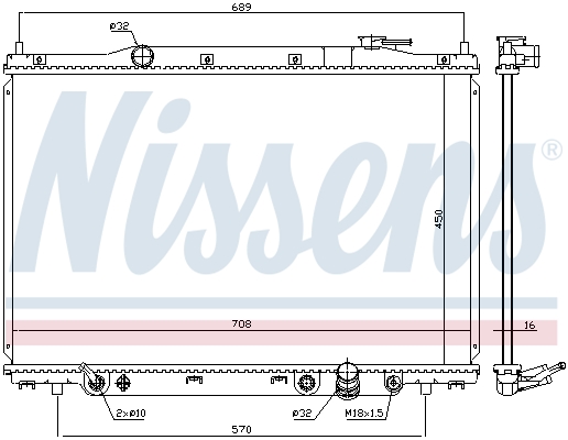 Nissens Radiateur 681383